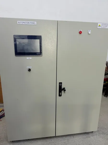 PLC and RTU panel with touch screen HMI for an Al Ain park pump station