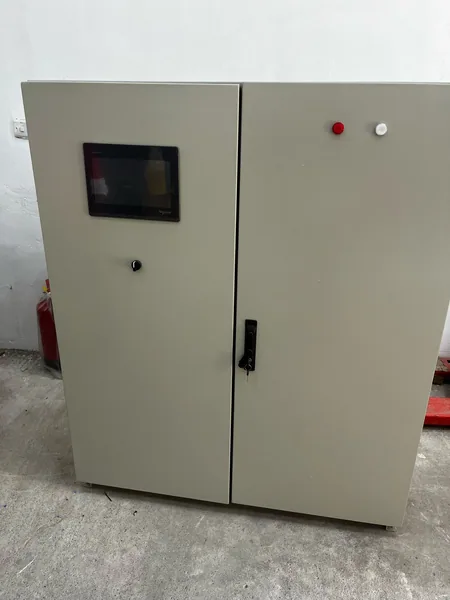 PLC and RTU control panel with HMI window built for a pumping station at Al Mirfa, Al Dhafra