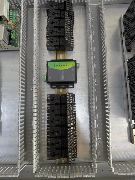Controller and terminal rail assembly for the Falaj Hazza park pump station