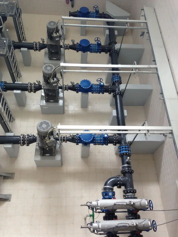 Irrigation and pump station with SCADA control at Khalifa City, Abu Dhabi
